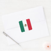 Mexicaanse vlag vierkante sticker (Envelop)