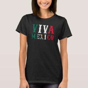 Mexicaanse vlag viva Mexico - erfgoed T-shirt