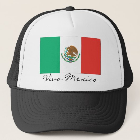 mexicaanse vlag, Viva Mexico Trucker Pet (Voorkant)