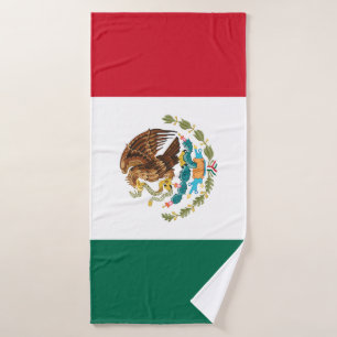 Mexicaanse vlag - vlag van Mexico Badhanddoek