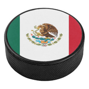 Mexicaanse vlag - vlag van Mexico Hockey Puck