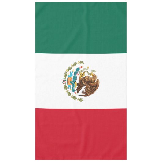 Mexicaanse Vlag - Vlag van Mexico Tafelkleed (Voorkant)