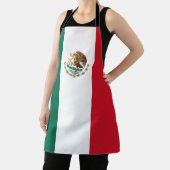 Mexicaanse vlagafhankelijke dag Mexico Schort (Insitu)