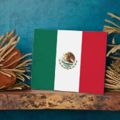Mexicaanse vlaggenPlaque Fotoplaat (Zijkant)