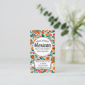 Mexicaanse voedingsmiddelensector drijft handel in visitekaartje (Staand voorkant)