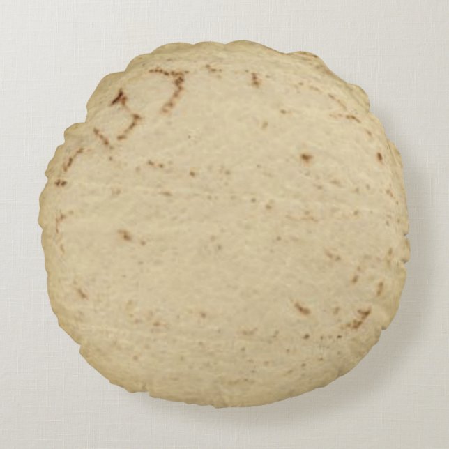 Mexicaanse voedsel tortilla ronde rond kussen (Voorkant)