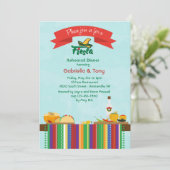 Mexicaanse voedseluitnodiging kaart (Staand voorkant)