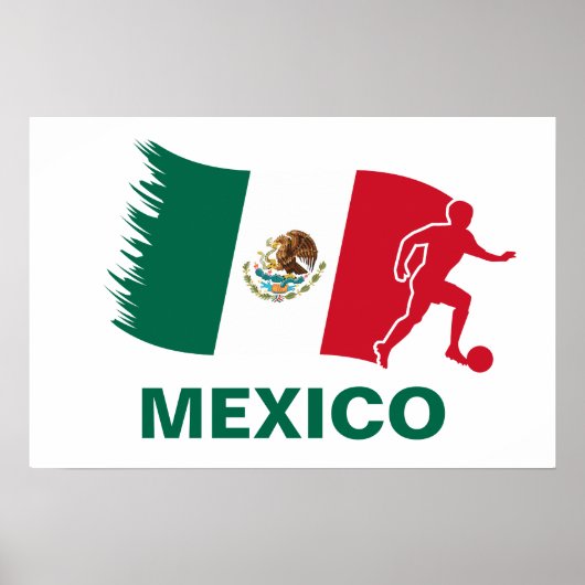 Mexicaanse Voetbal Poster (Voorkant)