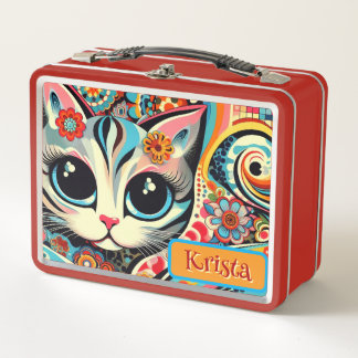 Mexicaanse volkskunst Abstracte kitty cat geperson