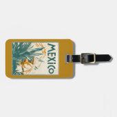 Mexicaanse vulkaanillustratie Bagagelabel (Voorkant horizontaal)