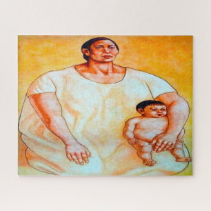 Mexicaanse Wall Murals. Jigzaag Puzzle Legpuzzel
