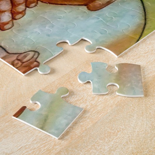 Mexicaanse Wall Murals. Jigzaag Puzzle Legpuzzel (Zijkant)