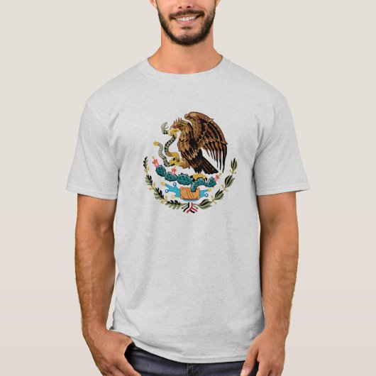 Mexicaanse wapenmantel T-shirt (Voorkant)