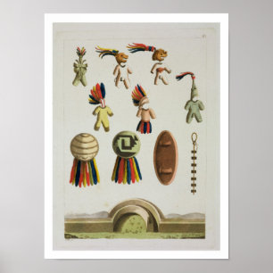 Mexicaanse wapens (kleurenlitho) poster