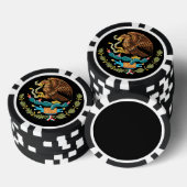 Mexicaanse wapenstilstand Eagle Snake en Cactus Pokerchips (Opstapeling)