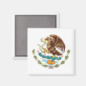 Mexicaanse wapenstilstand Magnet Magneet (Voorkant / Achterkant)