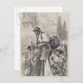 Mexicaanse waterdrager briefkaart (Voorkant / Achterkant)