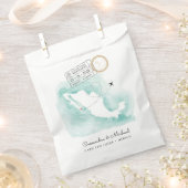 Mexicaanse Waterverf Map | Cabo | Bestemmingswedde Bedankzakje (Geknipt)