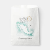 Mexicaanse Waterverf Map | Cabo | Bestemmingswedde Bedankzakje (Voorkant)