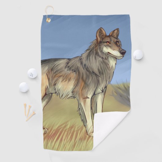Mexicaanse Wolf Golfhanddoek (Insitu)