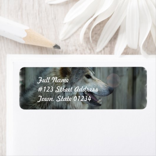 Mexicaanse Wolf Mailing Label (Insitu)