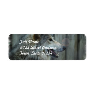 Mexicaanse Wolf Mailing Label