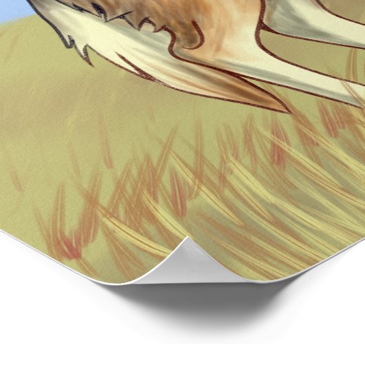 Mexicaanse Wolf Poster (Hoek)