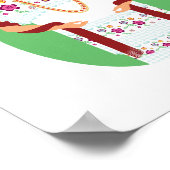 Mexicaanse, Yucateekse Matryoshka Poster (Hoek)