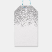 Mexicaanse zilver Charro Baptism Twins Gift Labels Cadeaulabel (Achterkant)