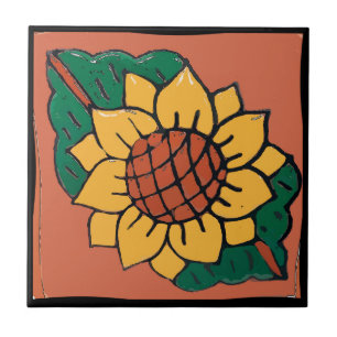 Mexicaanse zonnebloem Tile Tegeltje