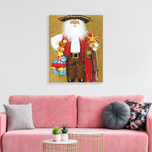 Mexicaanse Zuidwestelijke Zuidwestelijke Sinterkla Canvas Afdruk (Insitu (Woonkamer))