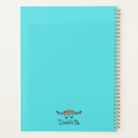 mexicain Planner avec dicton ou Refran (Dos)