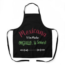 Mexicaine Avec Beaucoup De Fierté Sí Señor Tablier