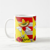 Mexicaine Bonne Heure Jaune Frappe Jaune Mug (Gauche)