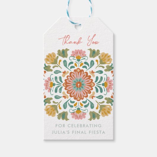 Mexical Talavera Final Fiesta Talavera Cadeaulabel (Voorkant)