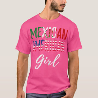 Mexican American Girl Pride Mexicaans-Amerikaanse T-shirt