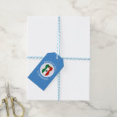 Mexican Angel Hanukkah Flag Personalized  Cadeaulabel (Met Touw)