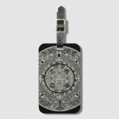 Mexican Aztec Sun Stone Mayan Calendar 1 Bagagelabel (Voorkant (verticaal))