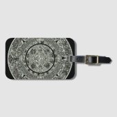 Mexican Aztec Sun Stone Mayan Calendar 1 Bagagelabel (Voorkant (horizontaal))