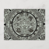 Mexican Aztec Sun Stone Mayan Calendar 1 Briefkaart (Voorkant)