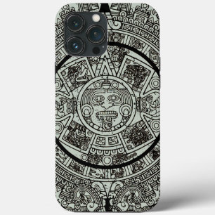 Mexican Aztec Sun Stone Mayan Calendar 1 iPhone 13 Pro Max Hoesje