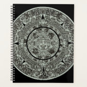 Mexican Aztec Sun Stone Mayan Calendar 1 Planner (Voorkant)