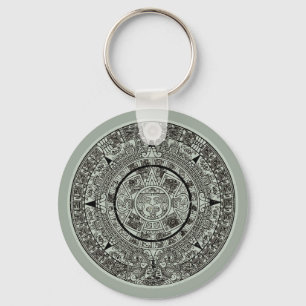Mexican Aztec Sun Stone Mayan Calendar 1 Sleutelhanger