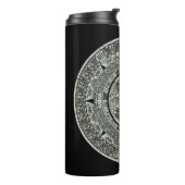 Mexican Aztec Sun Stone Mayan Calendar 1 Thermosbeker (Gedraaid links)