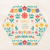 Mexican Baby Fiesta Cielito Lindo Kartonnen Onderzetters (Voorkant)