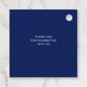 Mexican Blue Talavera Tegels Wedding Bedankjes Labels (Achterkant)