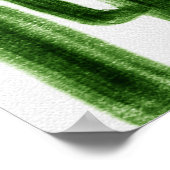 Mexican Cactus Birthday-welkomstteken Poster (Hoek)