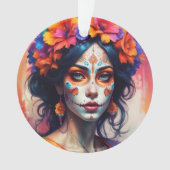 Mexican Catrina watercolor (devant)