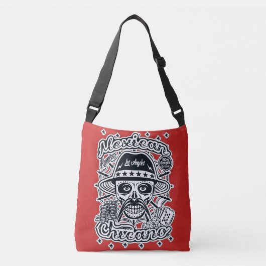 Mexican Chicano Ramirez Crossbody Tas (Voorkant)