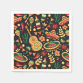 Mexican Cinco De Mayo Pattern Servet (Voorkant)